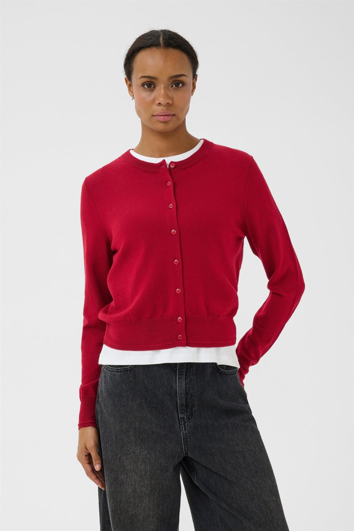 Noelanipw Cardigan Biking Red