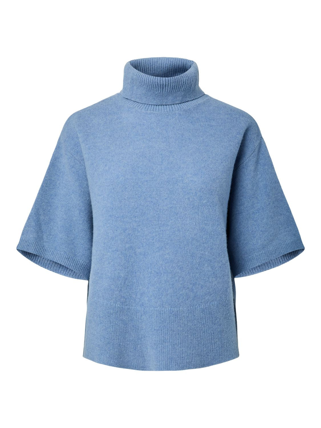 Yasemila 2/4 Wool Knit Pullover Windward Blue