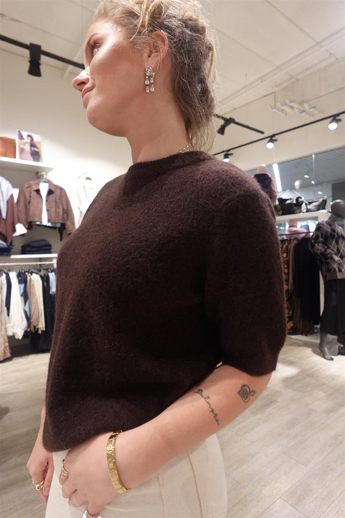 Yasjohi Ss Wool Blend Pullover S. Noos