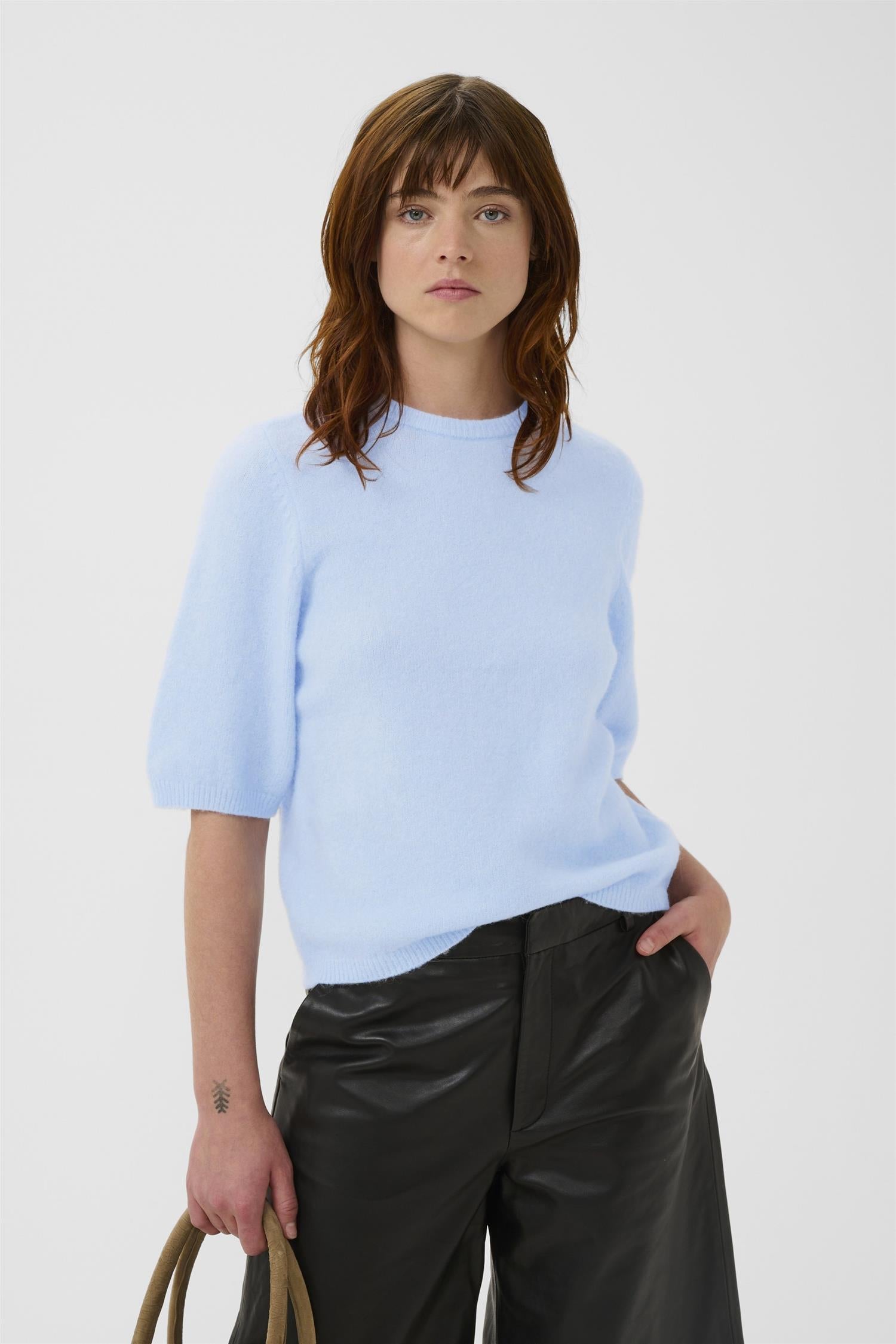 Alpha SS Tee Blue Finch Melange