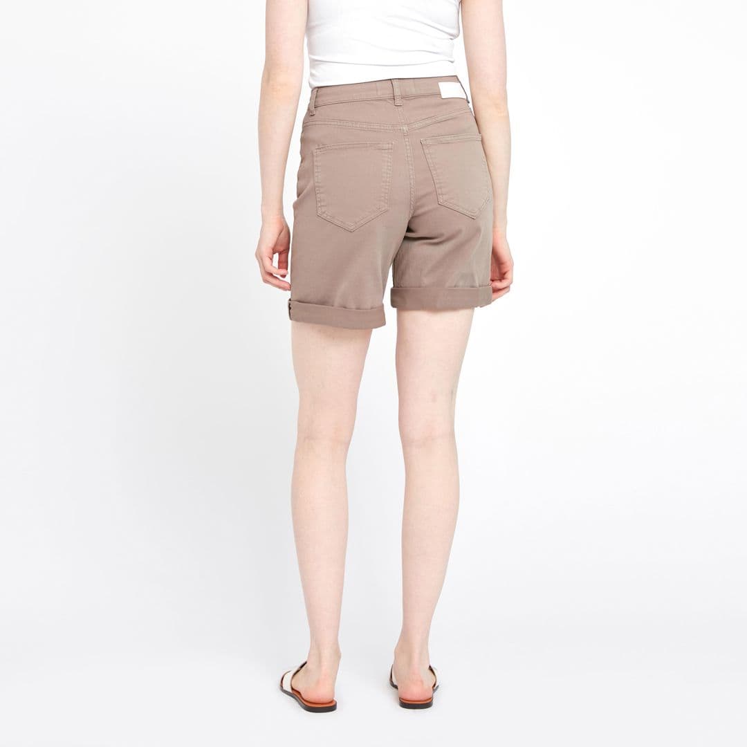 Abby Midi Shorts 741 Grey Clay