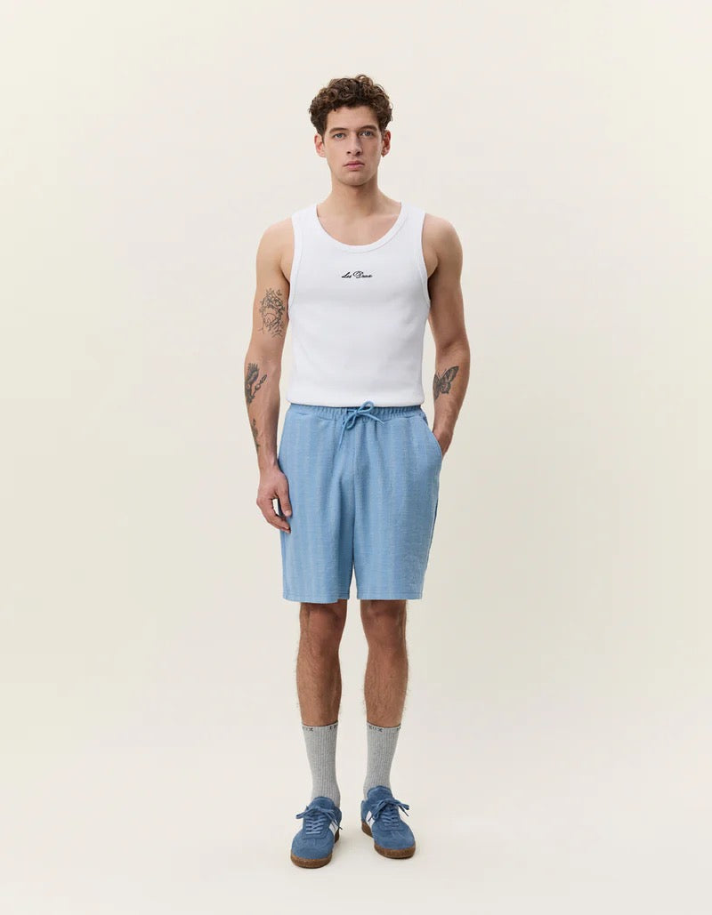 Stripe Jacquard Shorts