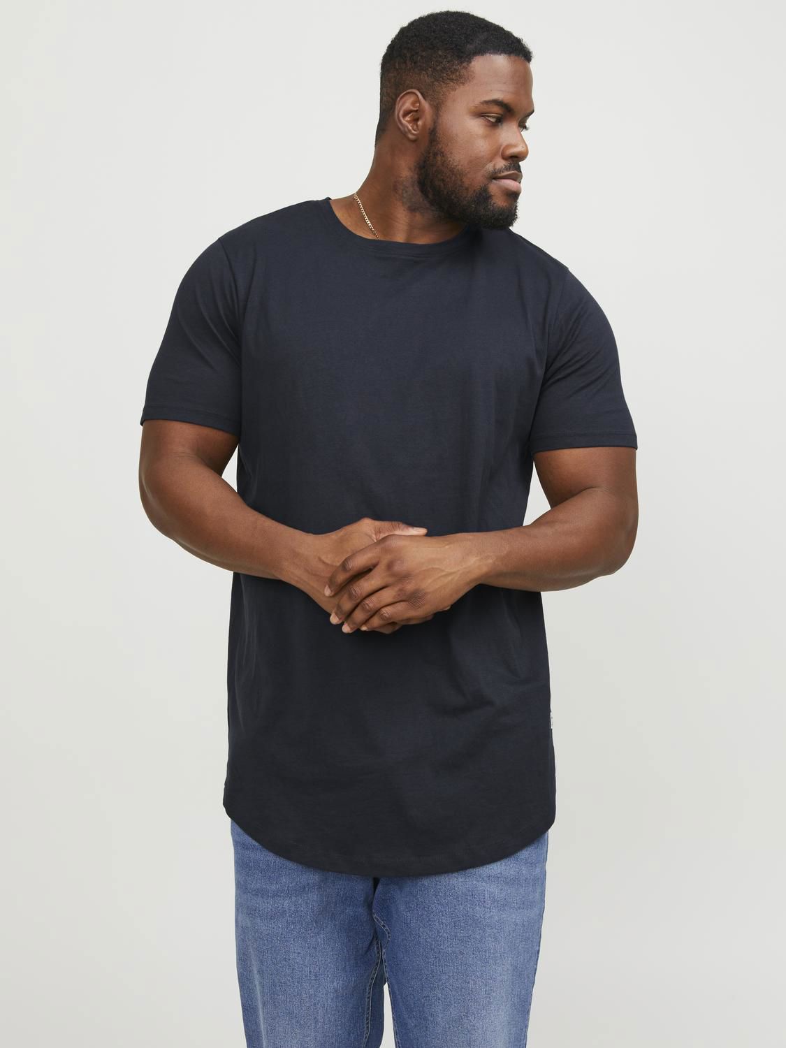 Jjenoa Tee Ss Crew Neck Navy Blazer Noos