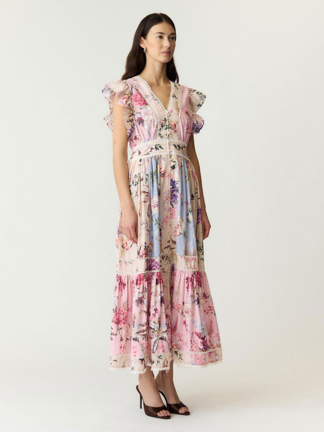 YasMessa Long Dress Pristine w Ballerina