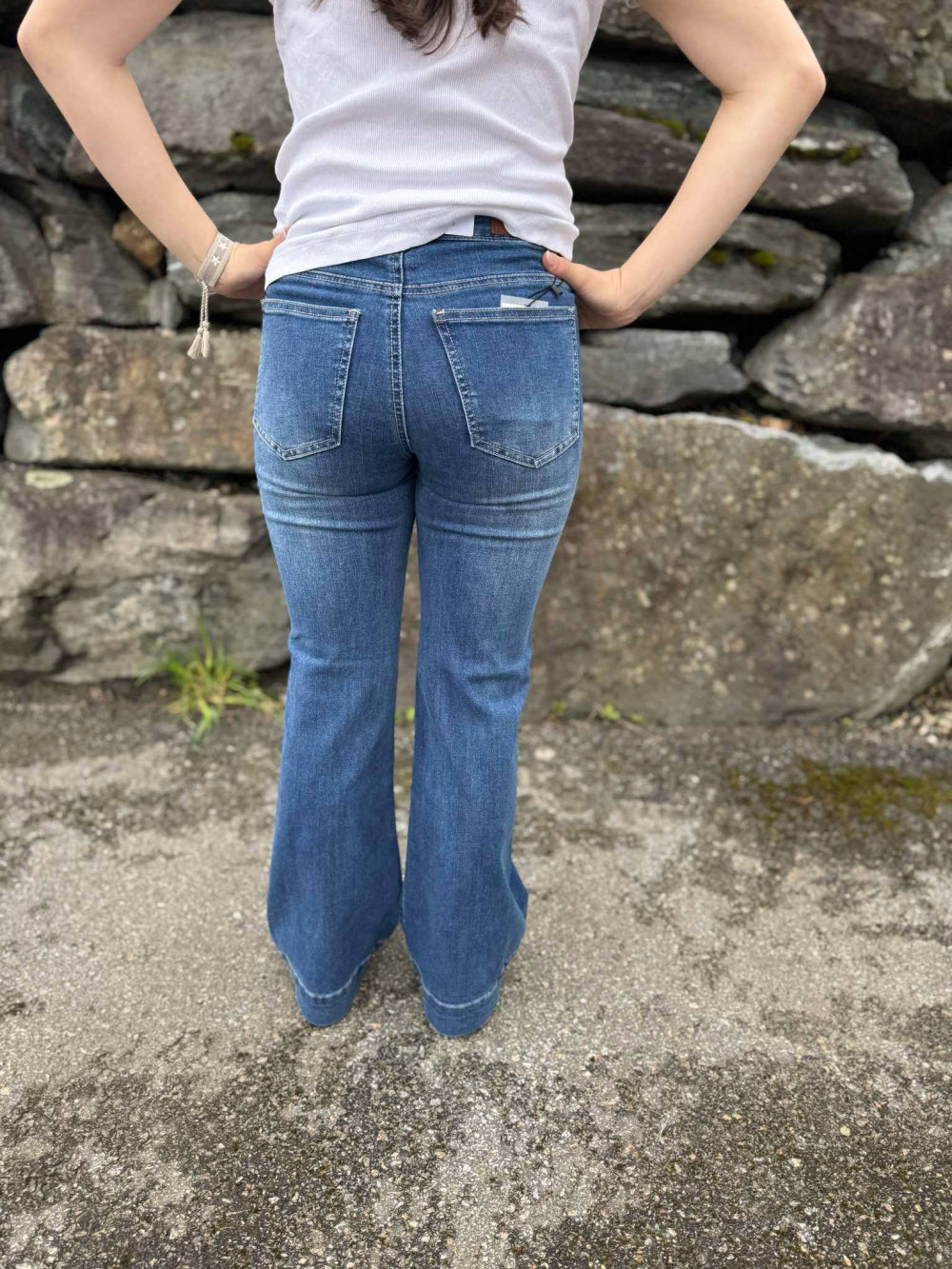 Annika Jeans Medium Jeansblue