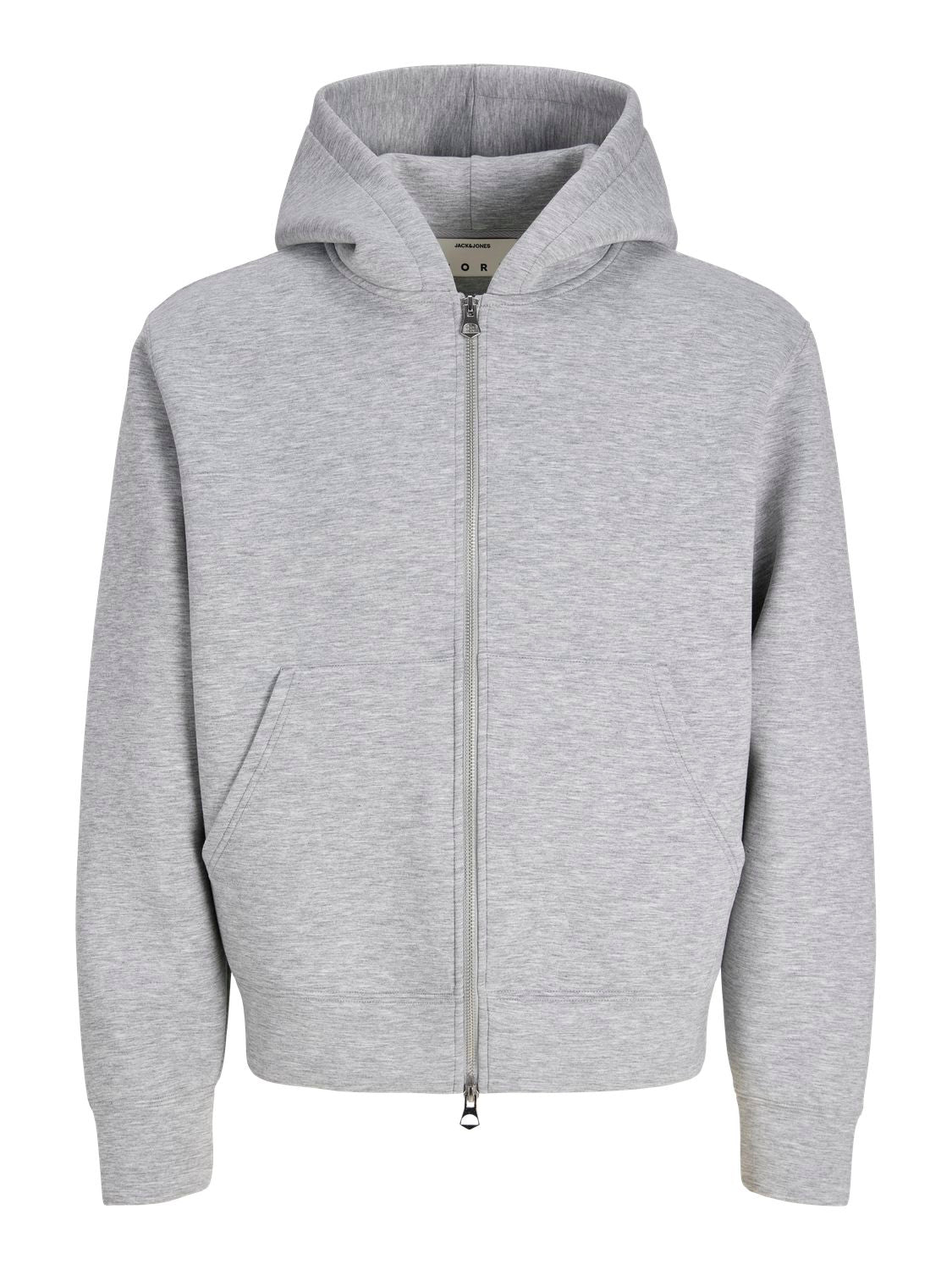 Jcolegacy Sweat Scuba Zip Hood Light Grey Melange