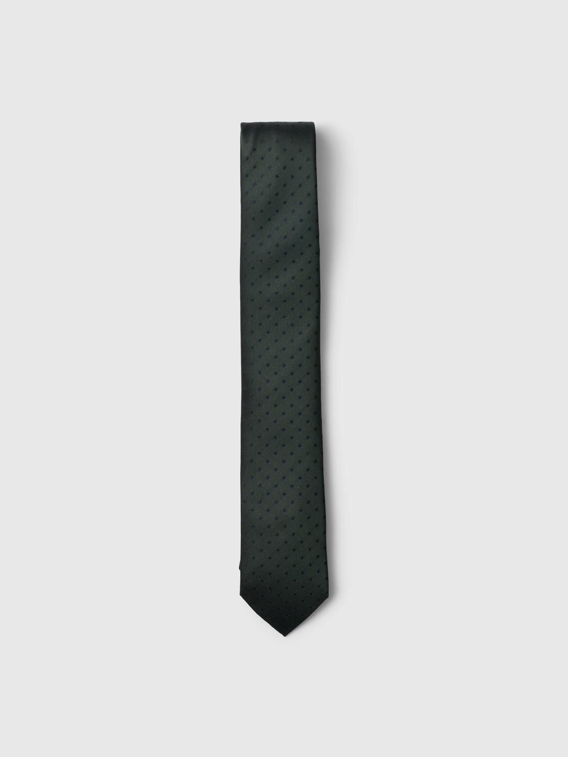 Slmlamine Silk Tie Forest Night