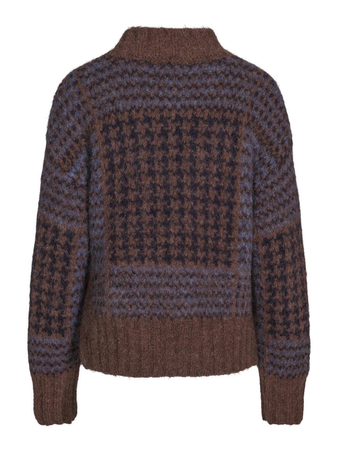 Echo Glencheck Sweater Brown Glencheck