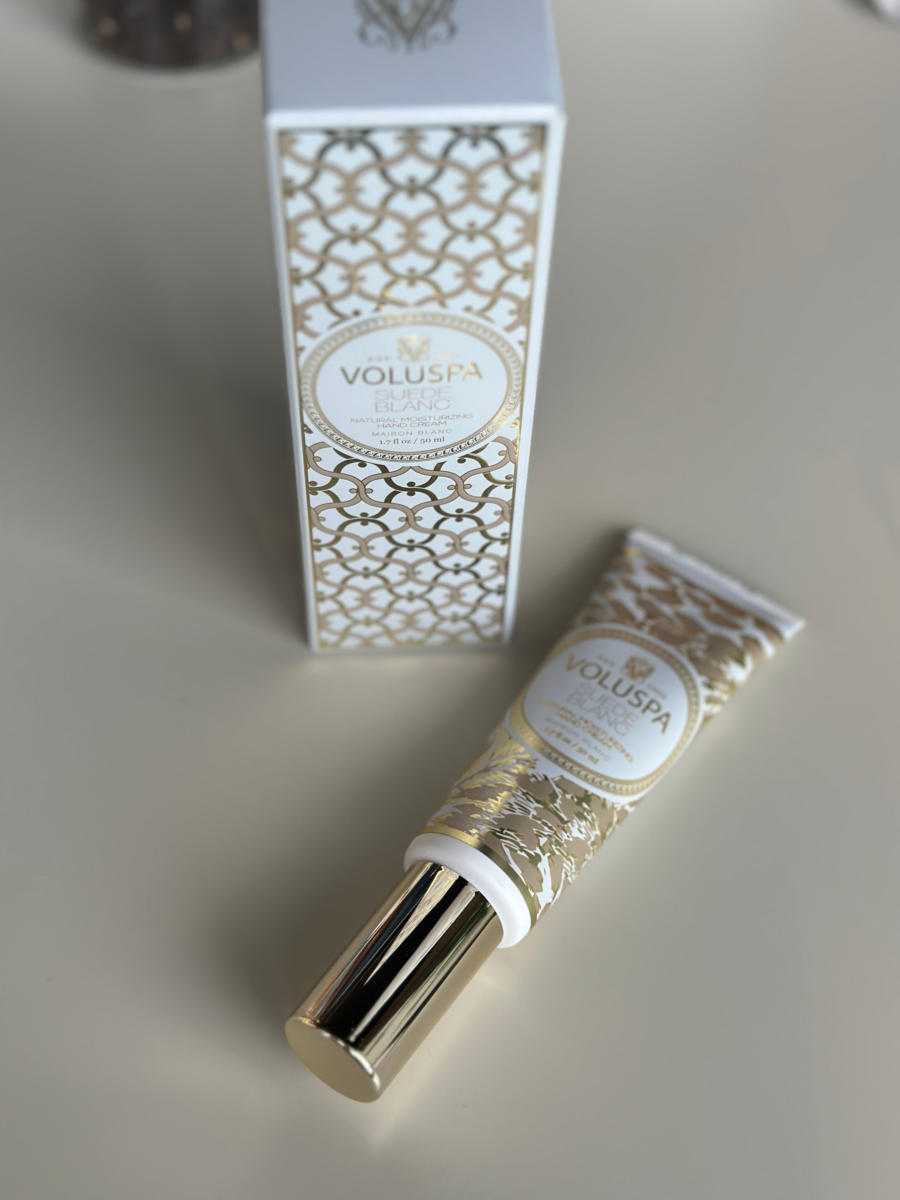 Hand Lotion Suede Blanc