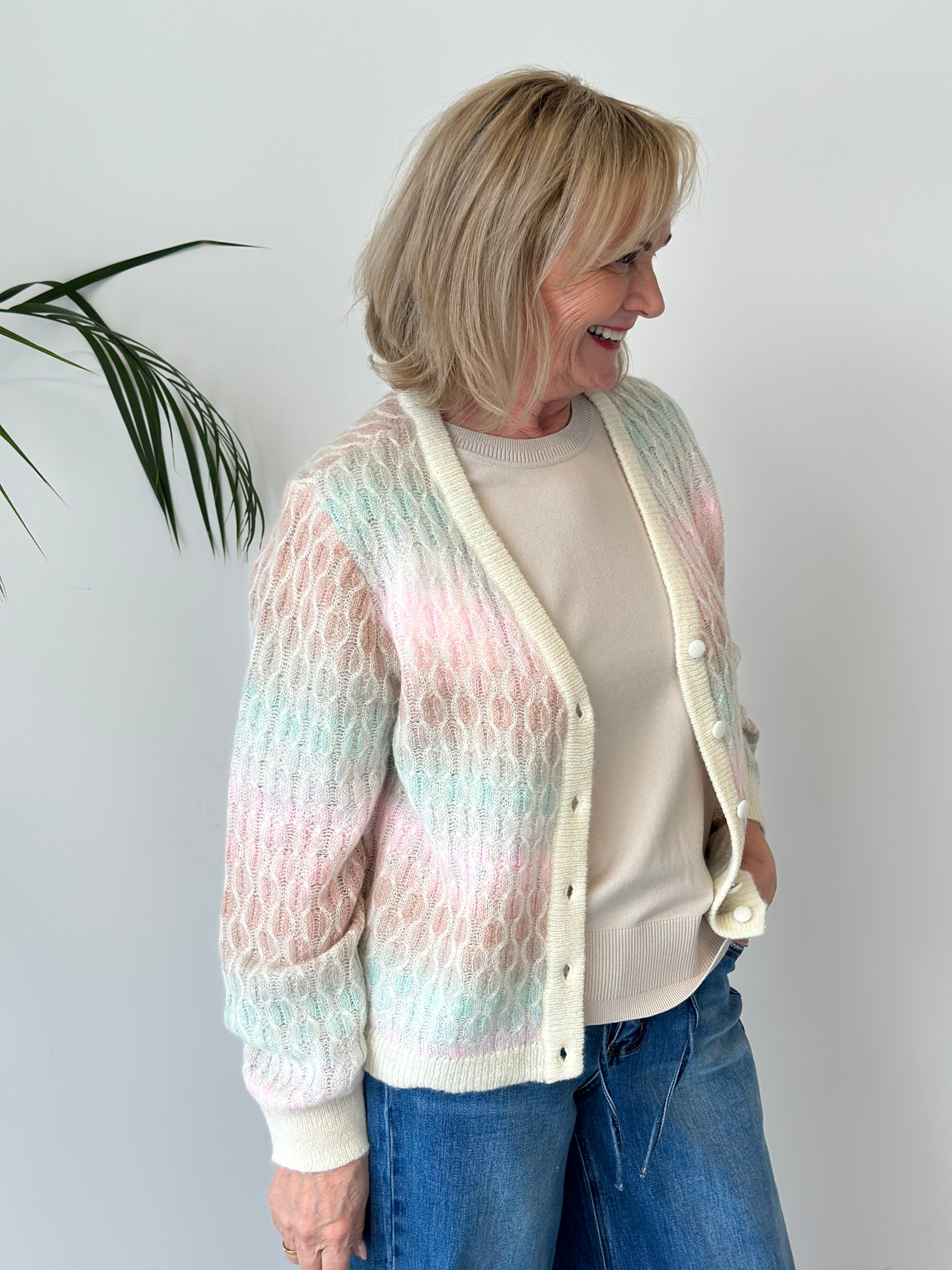Yasspace Ls Knit Cardigan