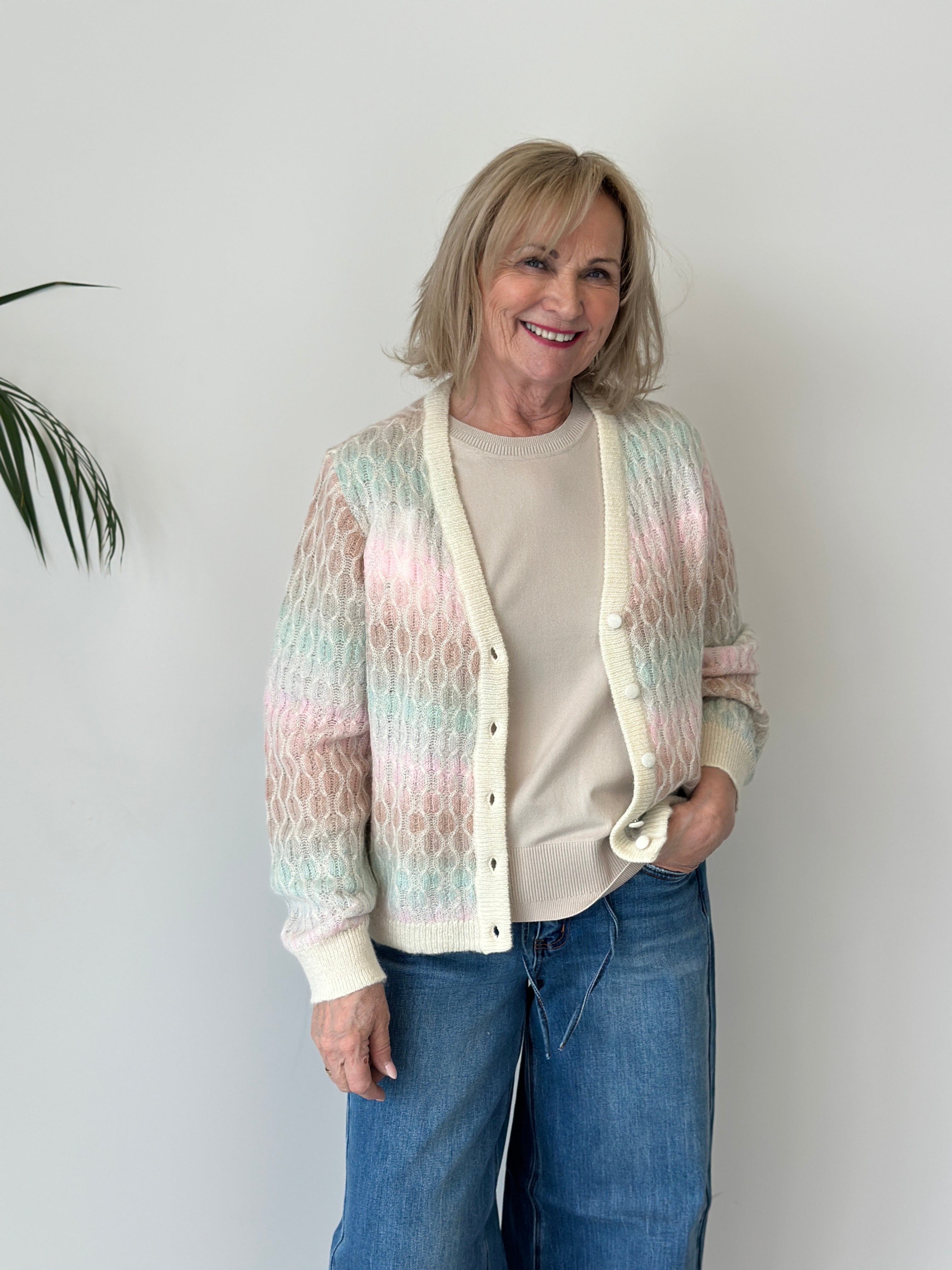 Yasspace Ls Knit Cardigan