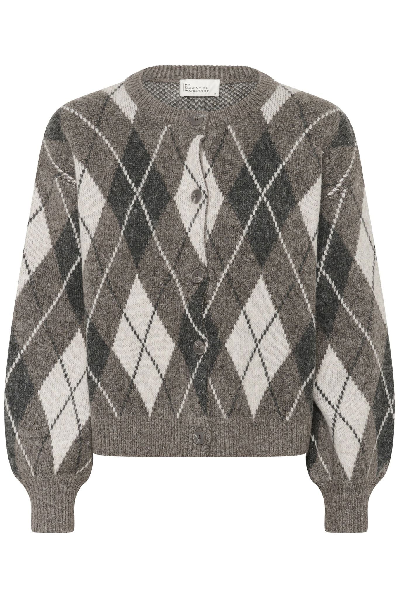 Mwpaloma Check Knit Cardigan