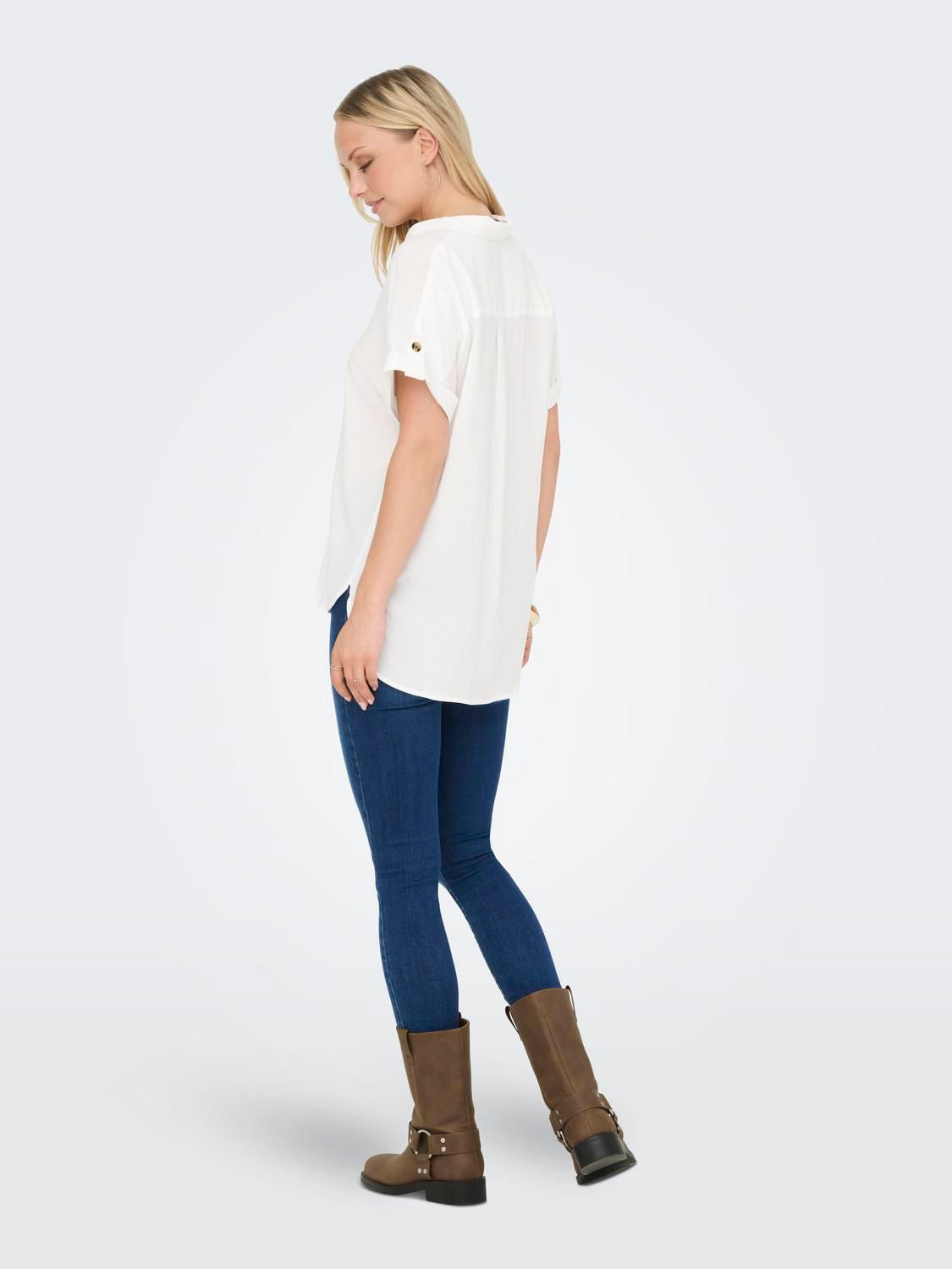 Onlyasmin Shirt S/s Wvn Noos