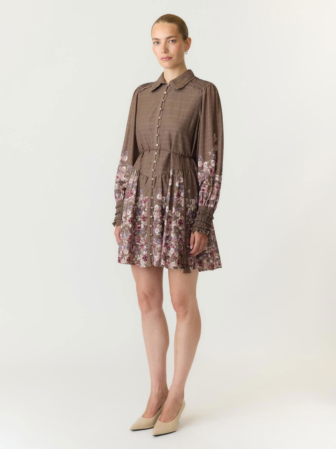 Yassomellu Ls Shirt Dress