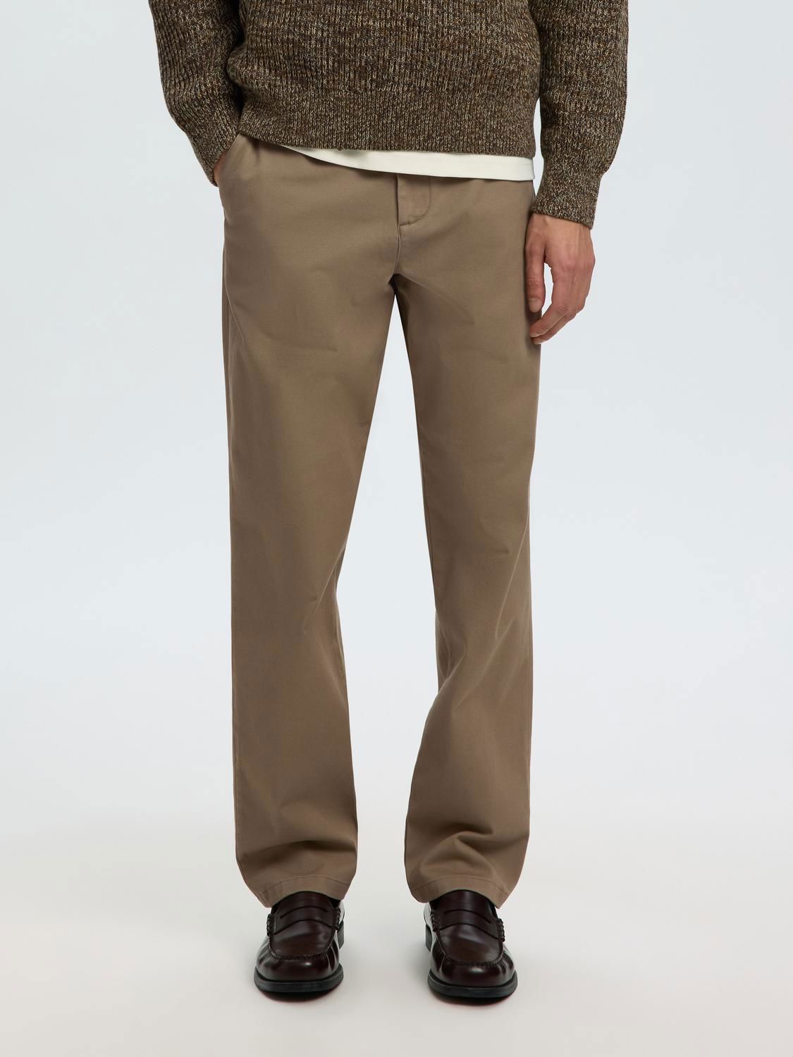 Slm196-Straight Miles Twill Pant Chocolate Chip