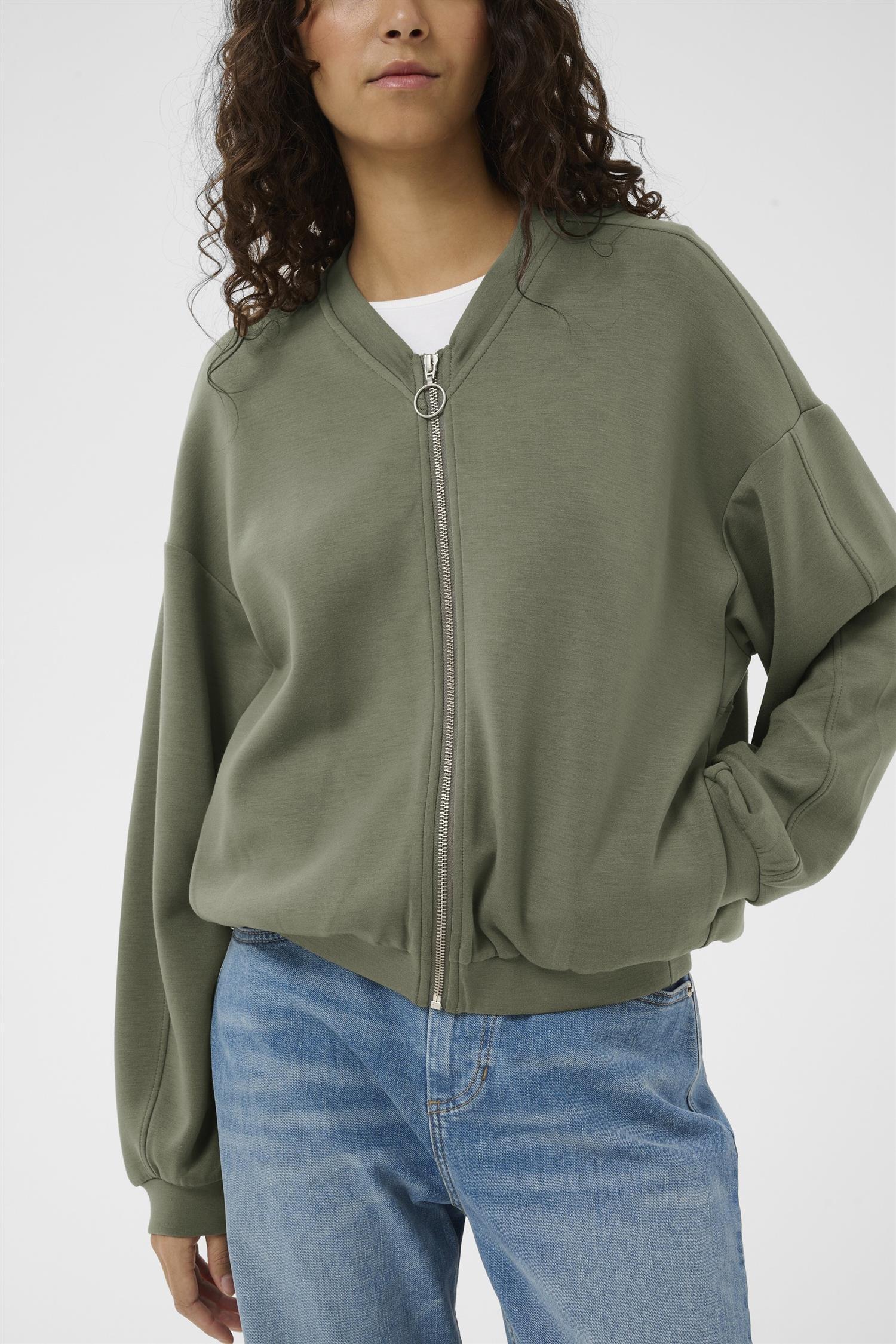 Simi Vincent Zipper Jacket Mulled Basil