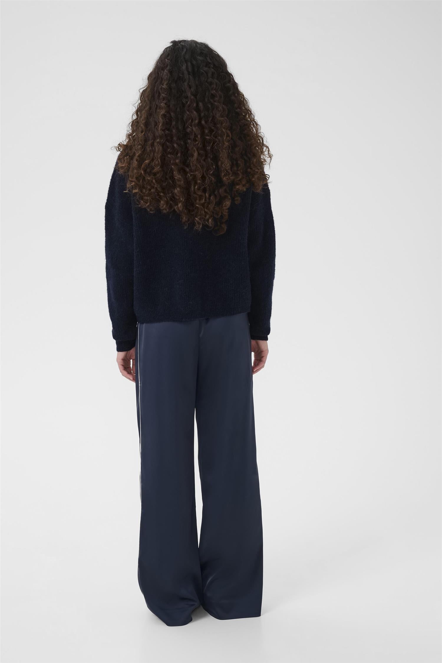 Alpha Short Cardigan Skycaptain Melange