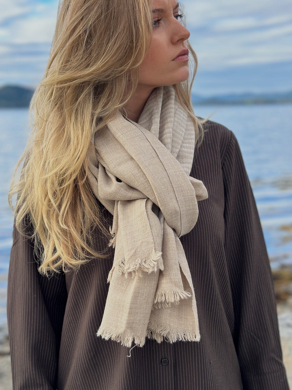Ull Skjerf Striper