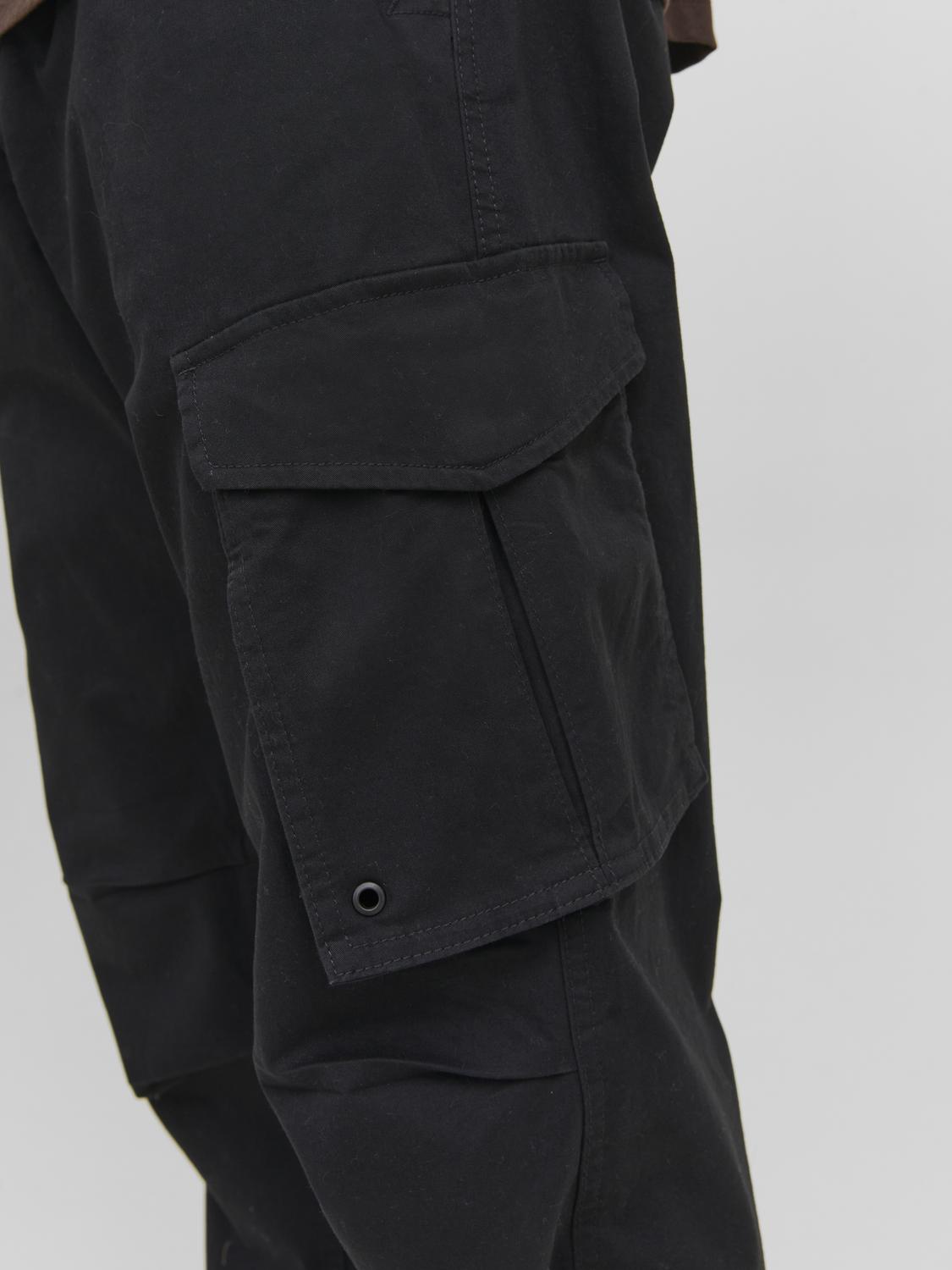 Kane Noah Cuffed Cargo Black