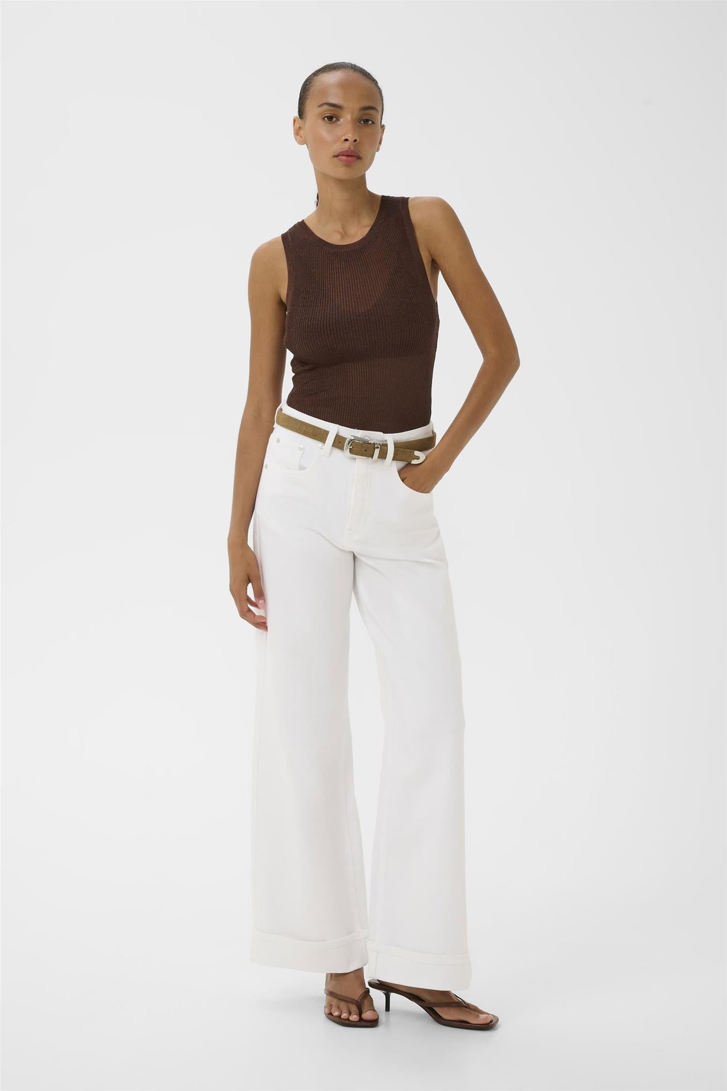 Silvigz Top Deep Brown Metallic