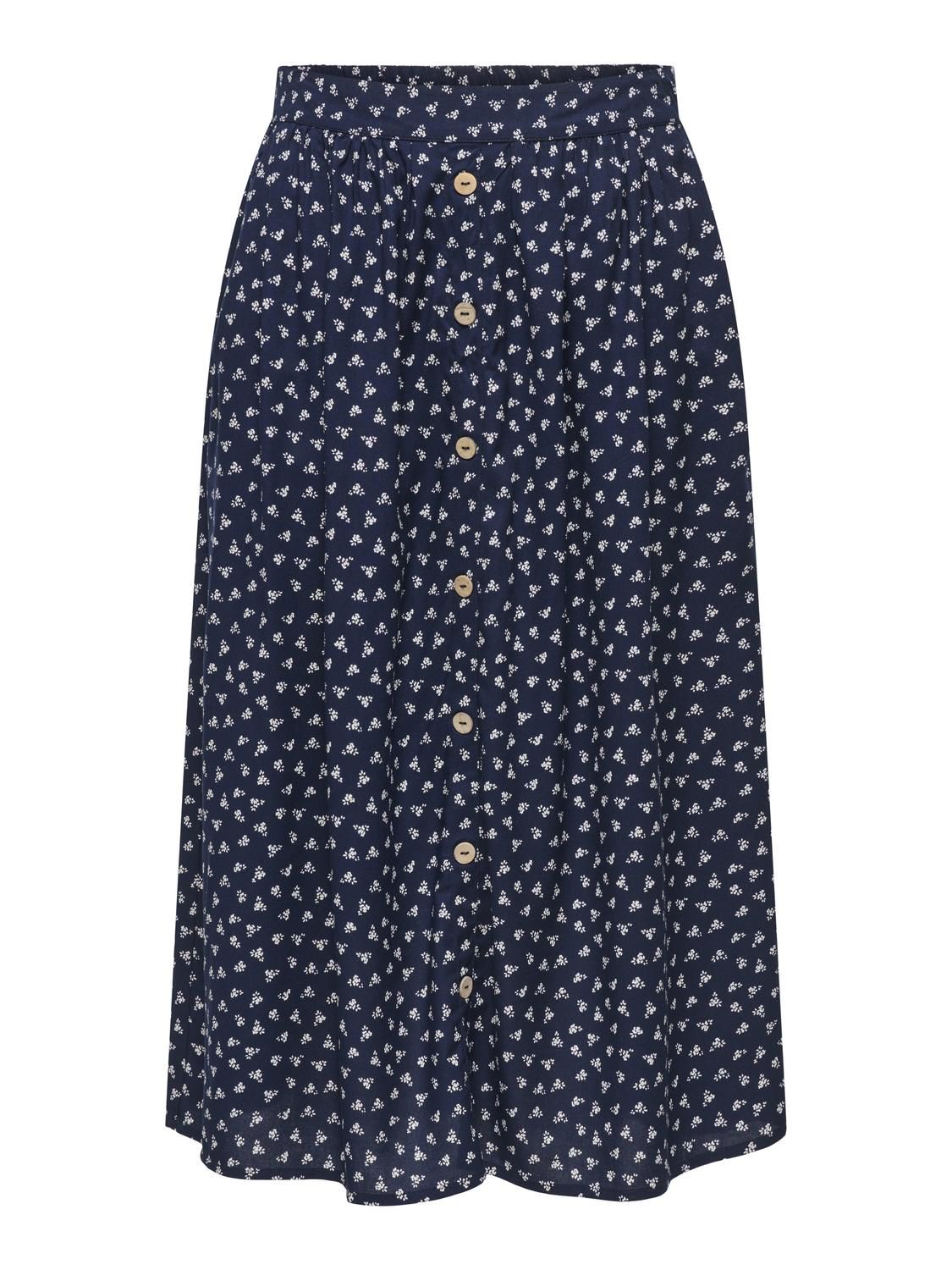 Onlmilano Aop Life Long Skirt Wvn Noos