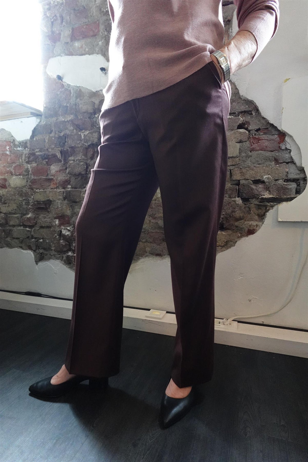 Shape Trouser Melange Heather 377