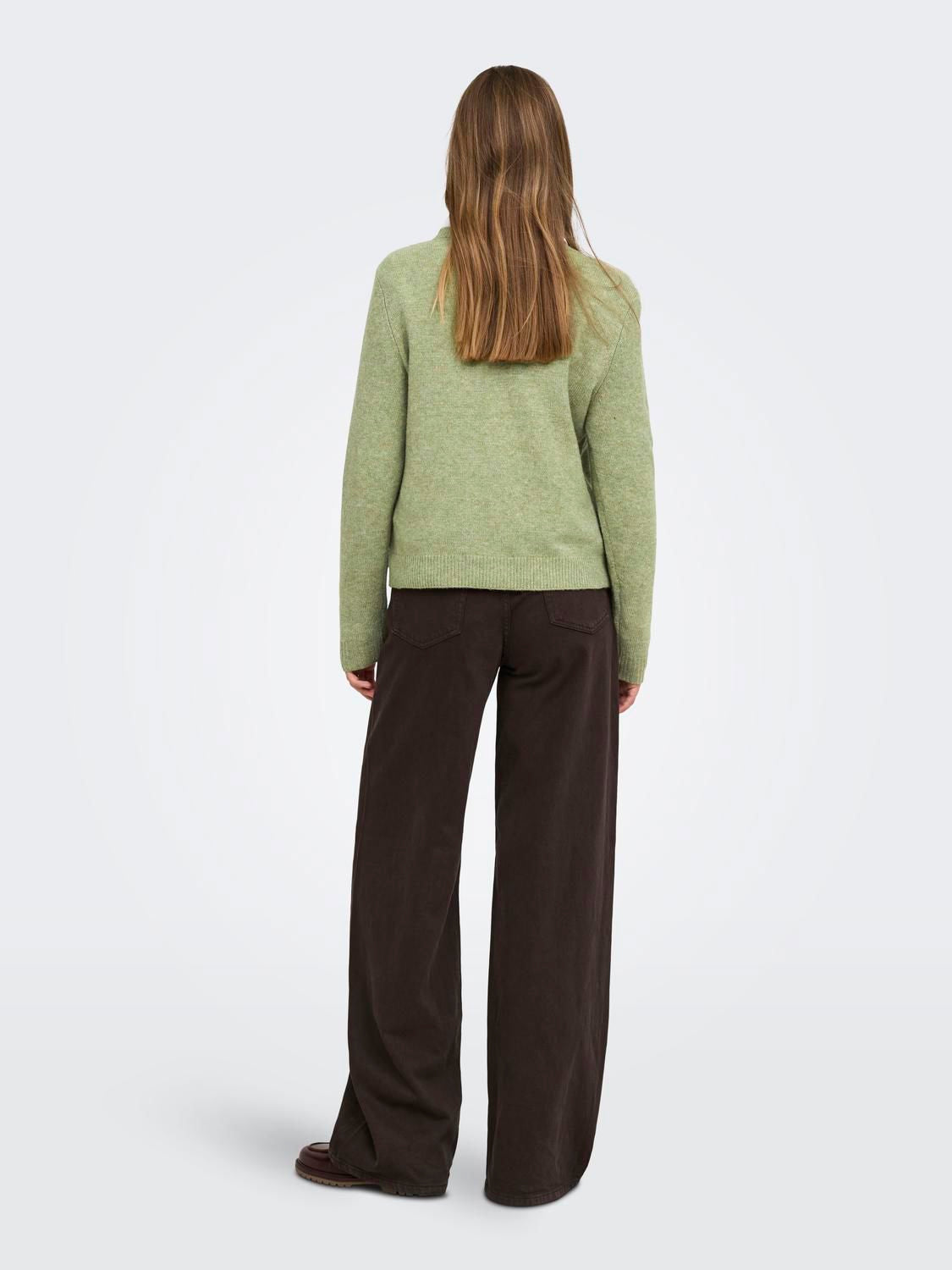 Onlolivia Ls O-Neck Cardigan Sphagnum Melange