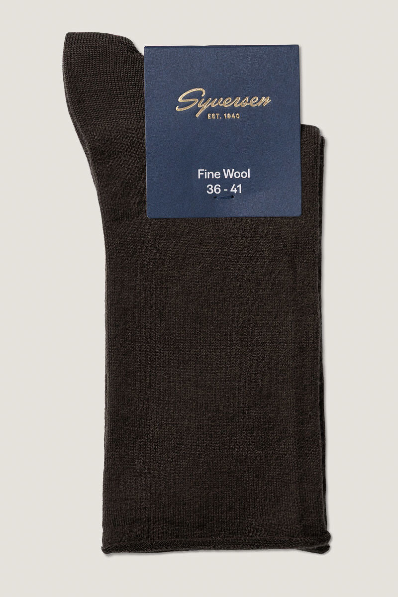 Wool Roll Top W Sock