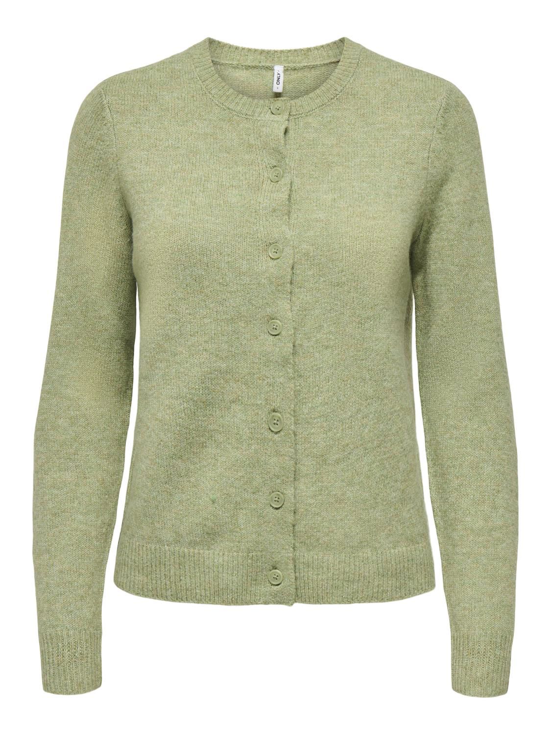 Onlolivia Ls O-Neck Cardigan Sphagnum Melange