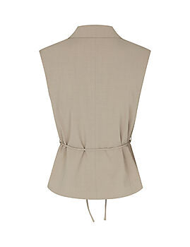Evelora Willah Vest light Sand