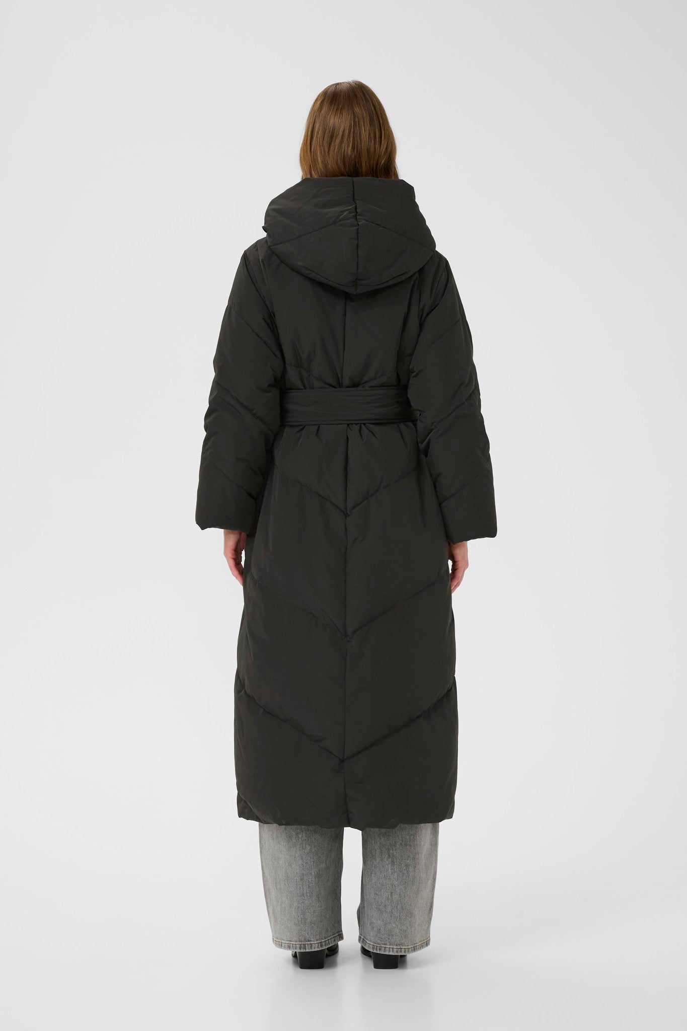 Yaz Long Coat Black