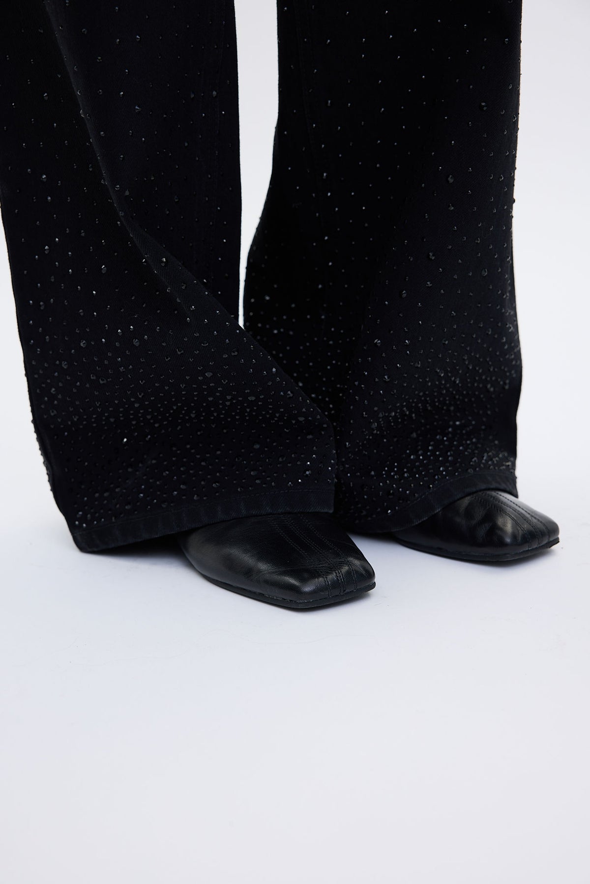 Abbyfv 768 Denim Black Rhinestone