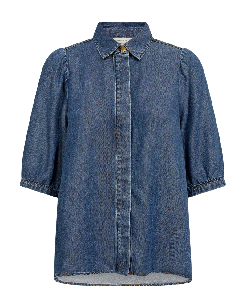 FqMilo Shirt Medium Blue Denim