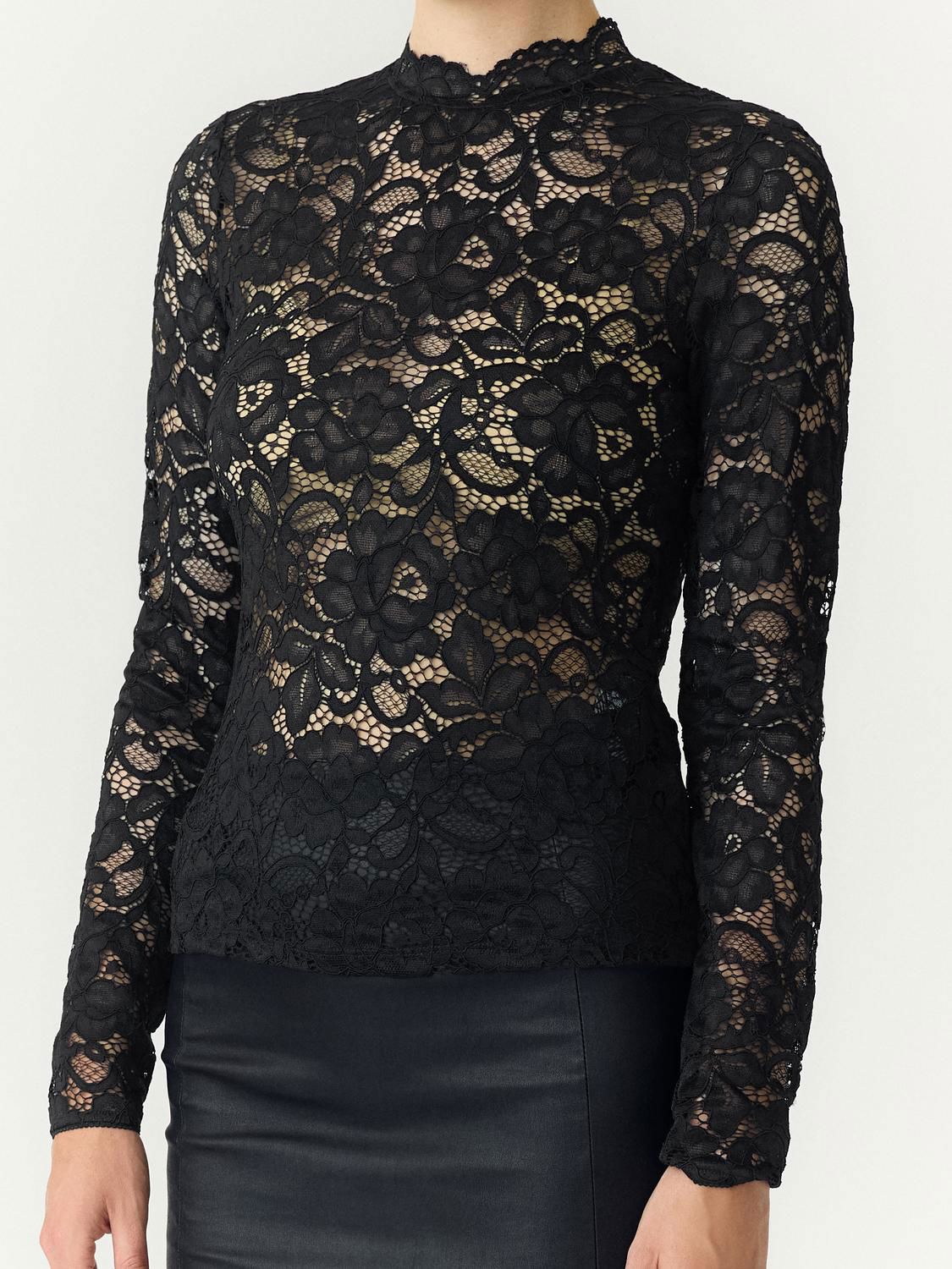 Yaslacey Ls Lace Top S. Noos