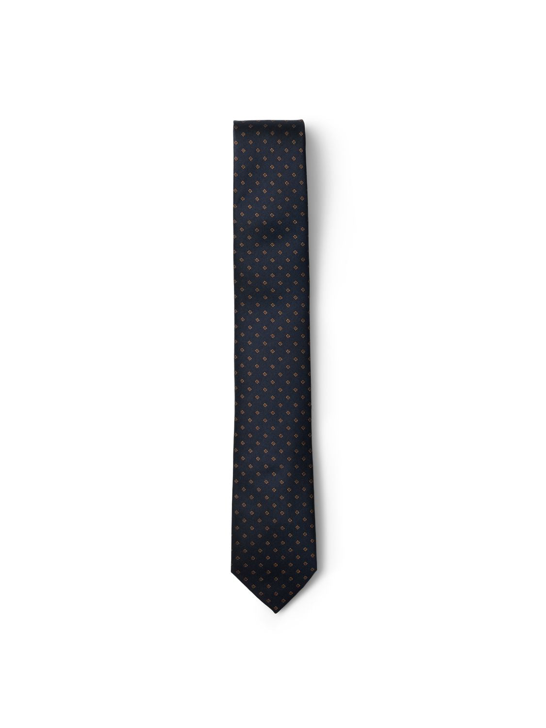 Slmlamine Silk Tie Navy Blazer