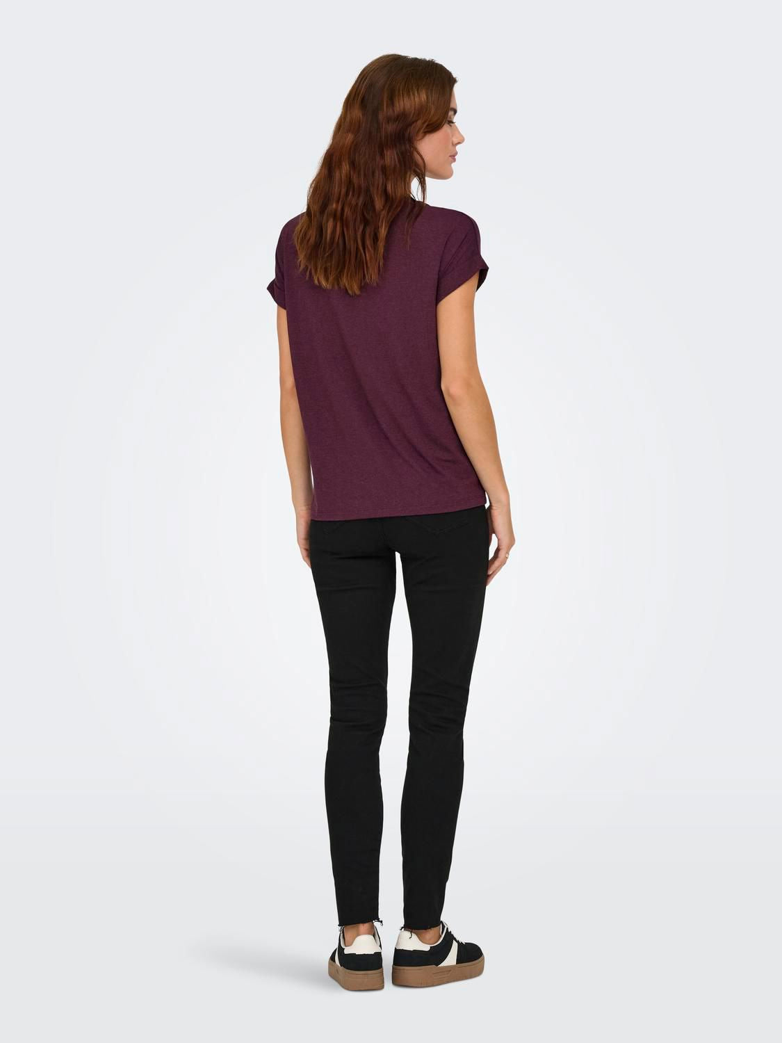 Onlmoster S/s O-Neck Top Winetasting Noos Jrs