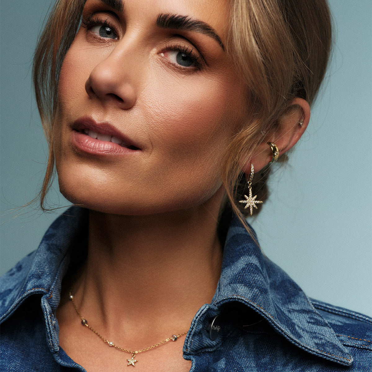 Star Gazer Necklace Tone Damli