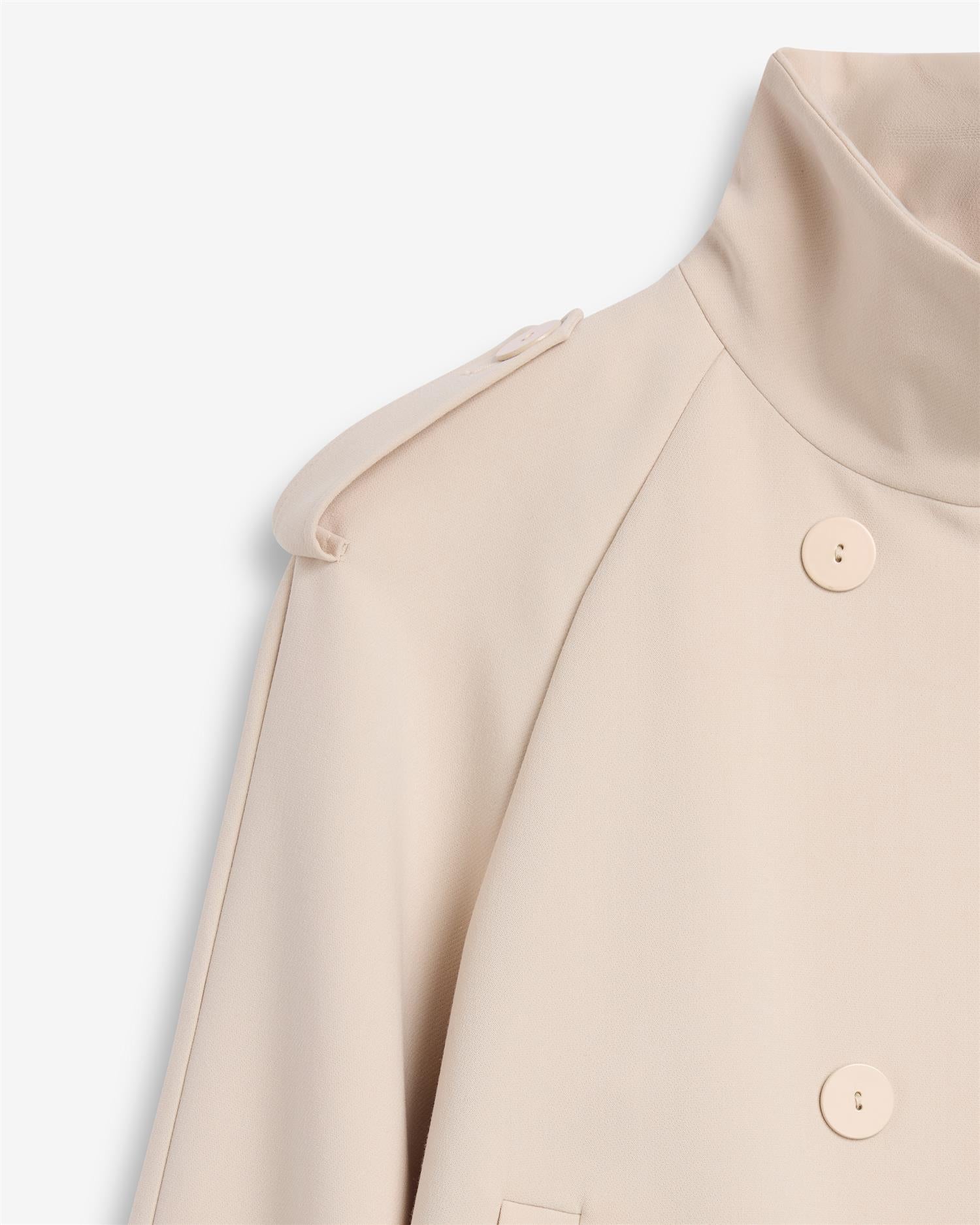 Avenue Trenchcoat Ivory White