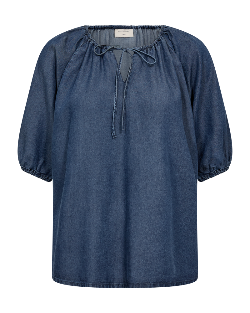 Fqrinny-Blouse Medium Blue Denim