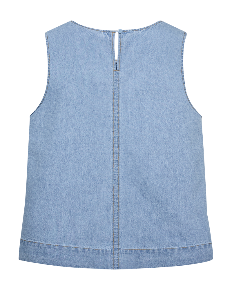 Fqlisea-Blouse Light Blue Denim