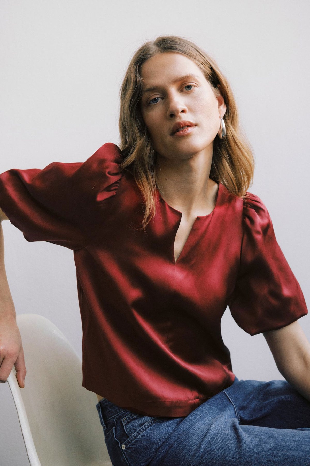 Dunjapw Blouse Biking Red