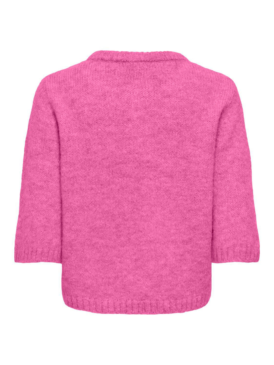 Onlmaggie Ss Button O-Neck Fiji Flower Melange