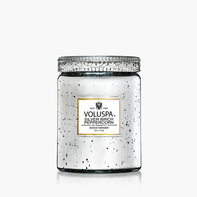 Silver Birch Peppercorn Large Jar Candle