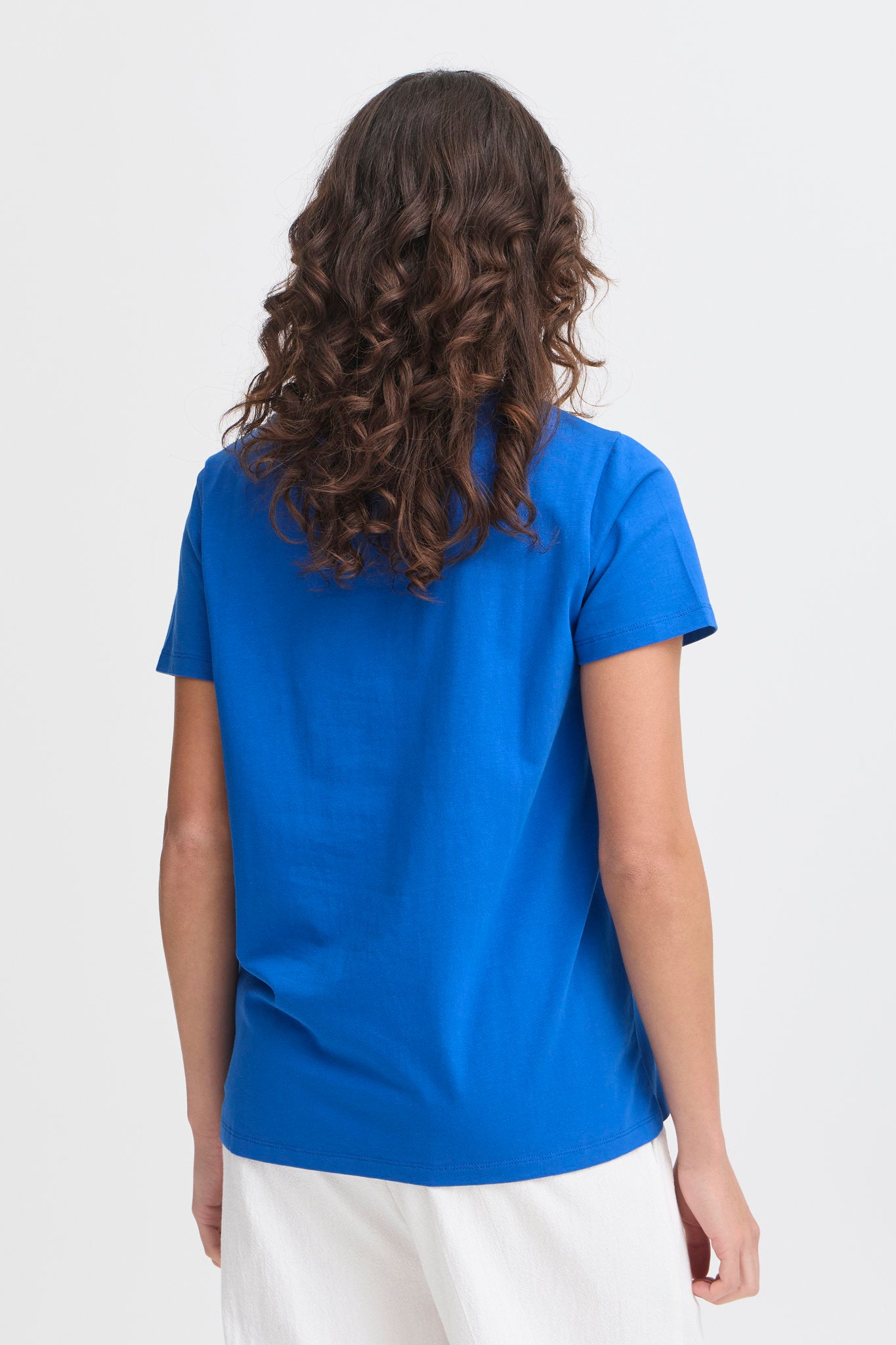 ZaShoulder Tee 1 Blue Iolite