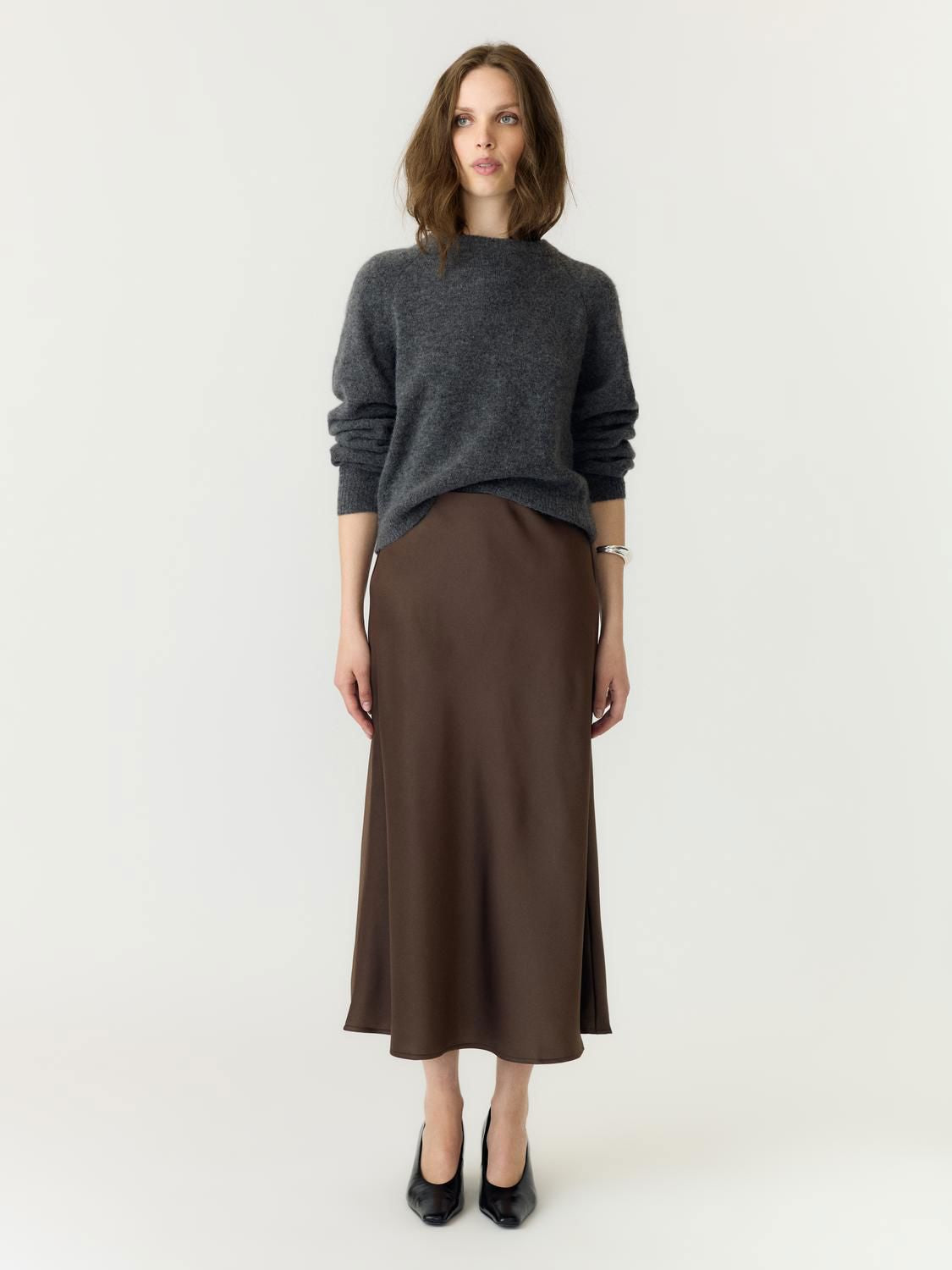Yaspella Hw Midi Skirt S. Noos