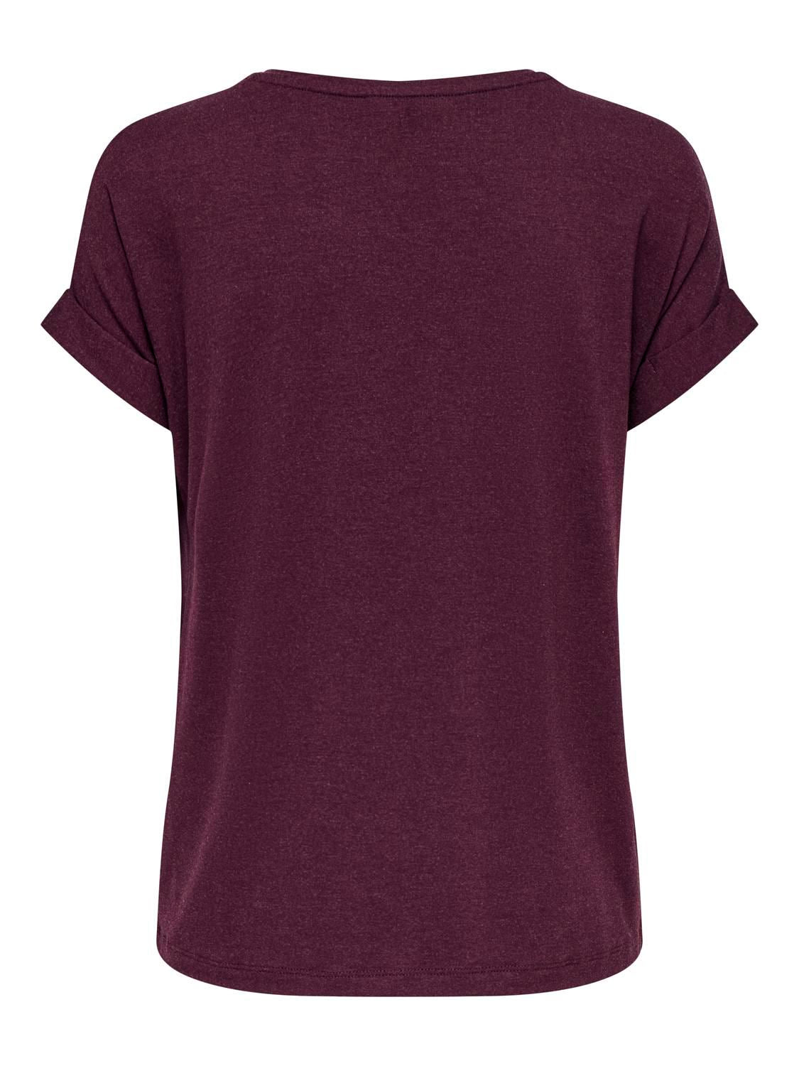Onlmoster S/s O-Neck Top Winetasting Noos Jrs
