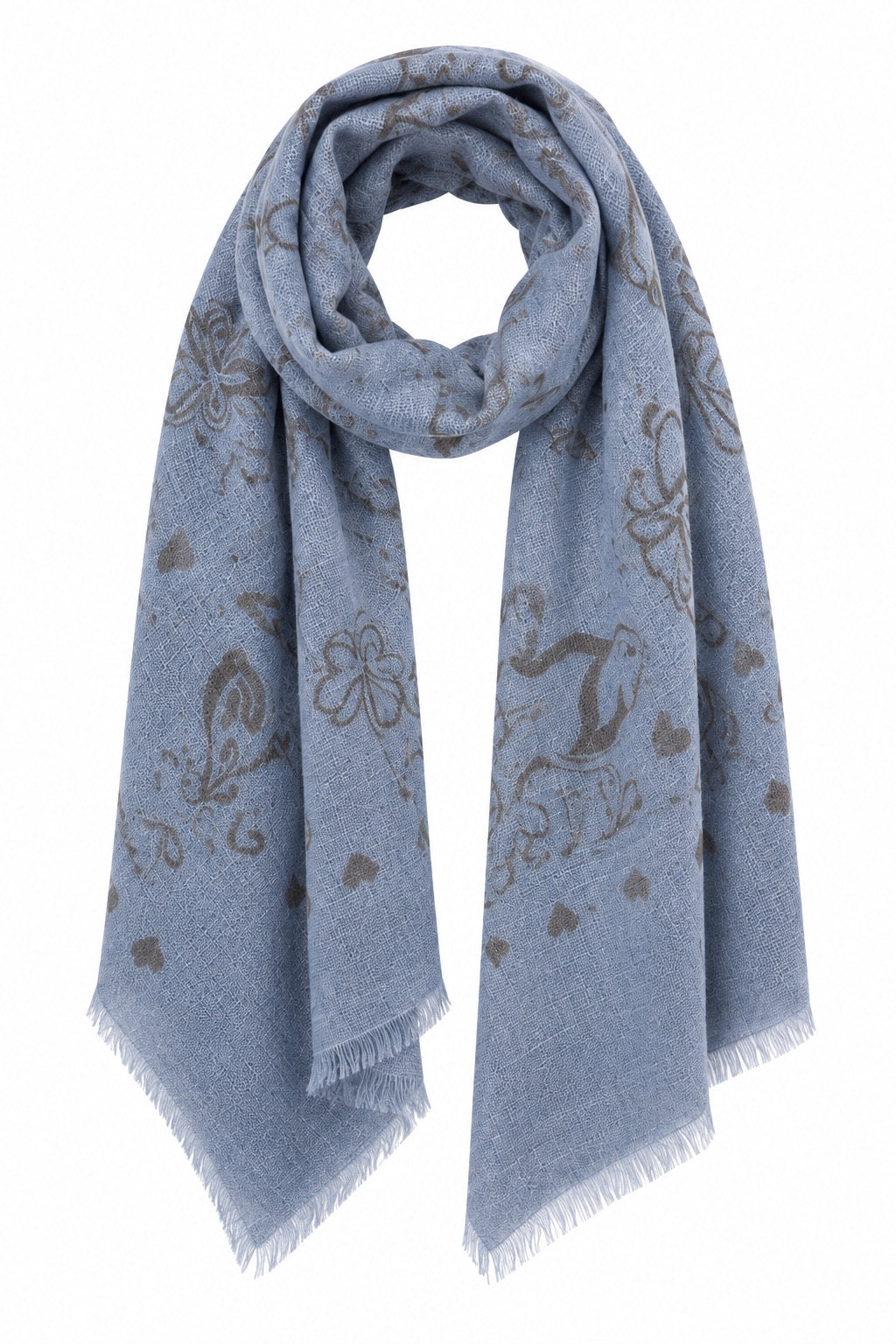 Paisley Skjerf Blå