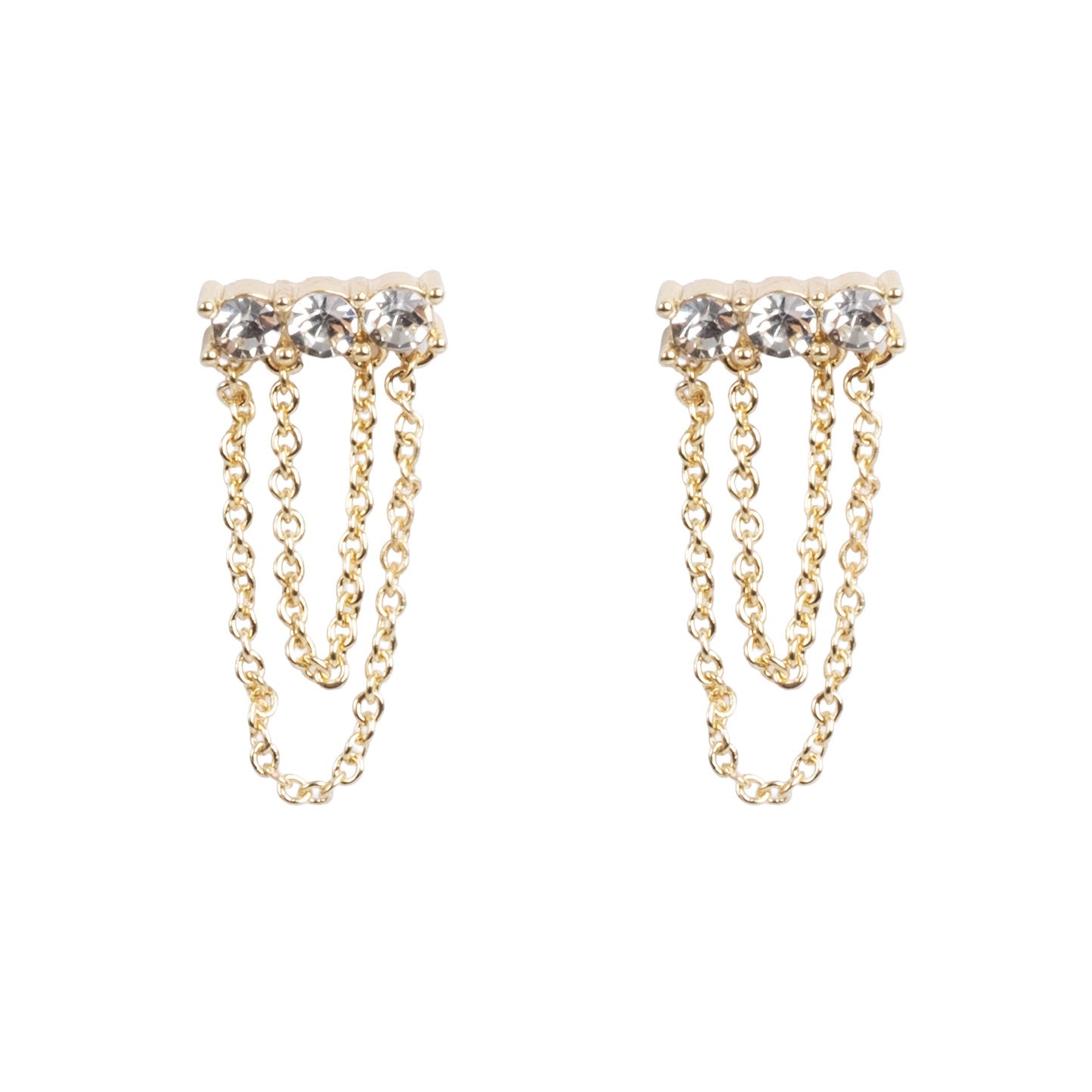 Flirty Earrings Gold Tone Damli