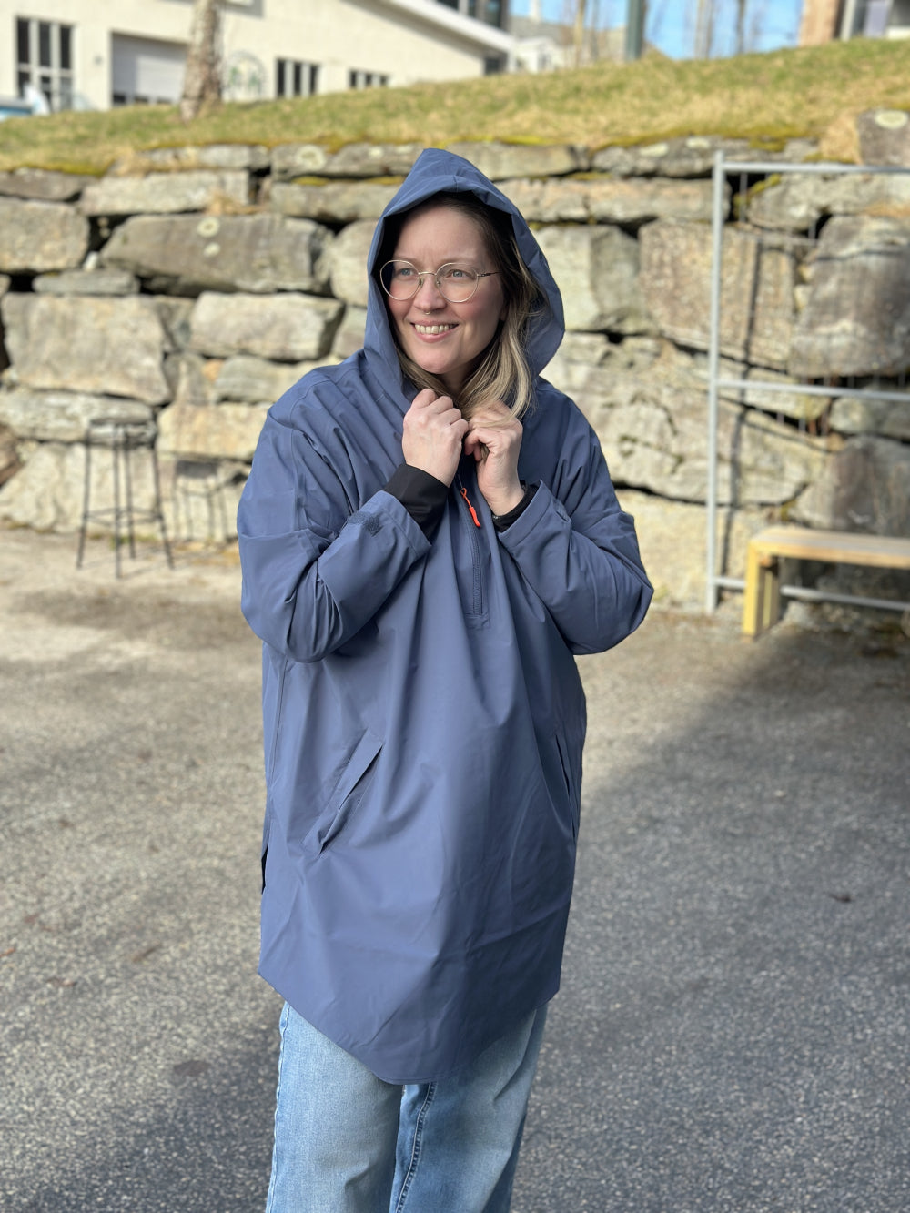 Luna Poncho Vintage Indigo