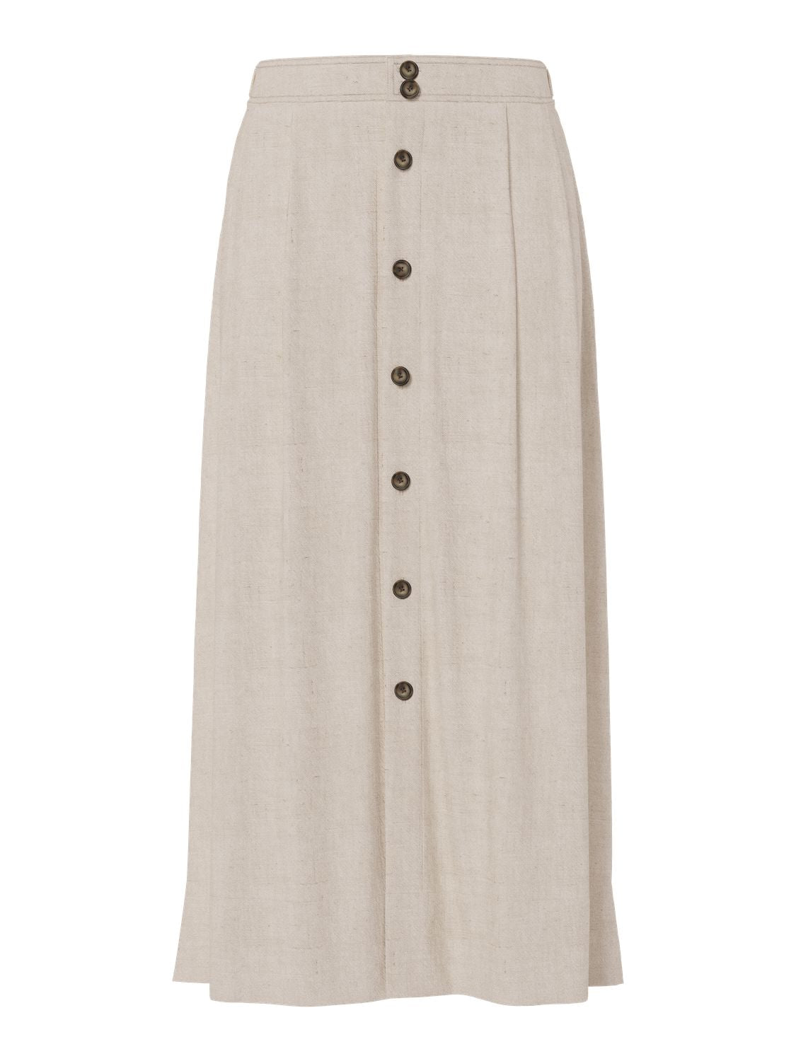 Yasusuma Hw Linen Blend Long Skirt